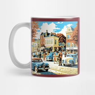 Small-Town Retro Dreamscape Mug